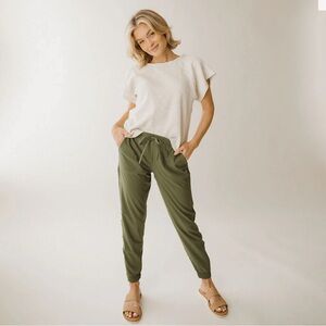 Albion Sage Jetsetters Joggers Pants XSP/XS Petite